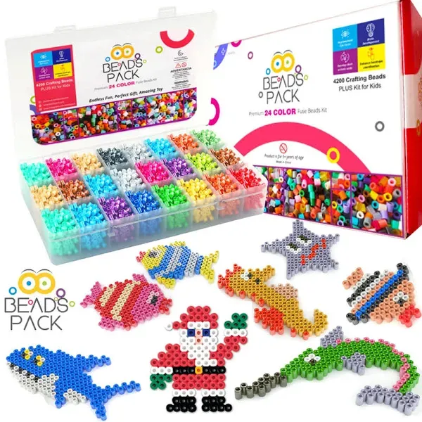 BeadsPack Fuse Beads Kit for Kids