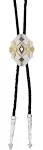 Montana Silversmiths Men's Southwest Scalloped Bolo Tie