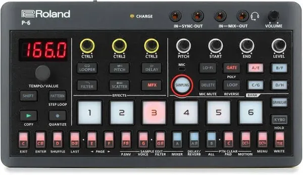 Roland Aira Compact P-6 Creative Sampler