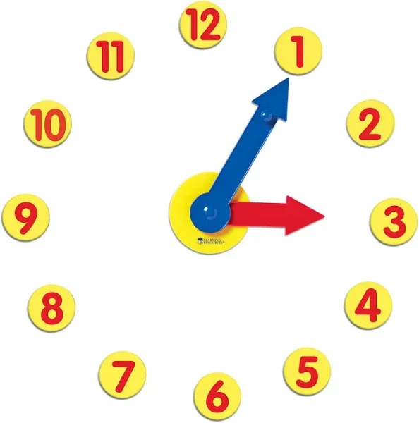 Learning Resources Magnetic Time Activity Set