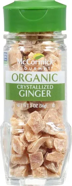 McCormick Gourmet Organic Crystallized Ginger, 2 Oz