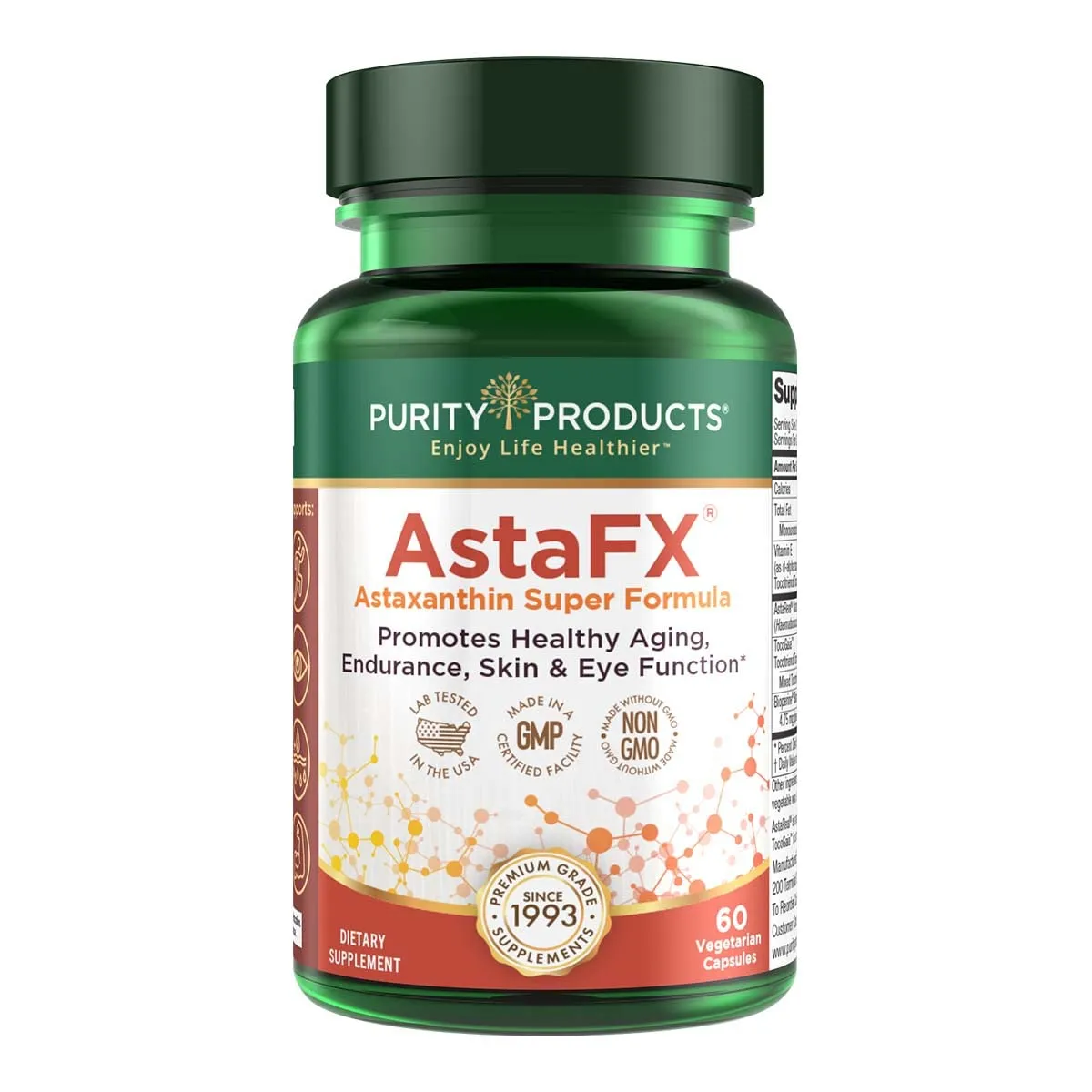 Purity Products® - ASTAFX® - 90 Vegetarian Capsules | GNC