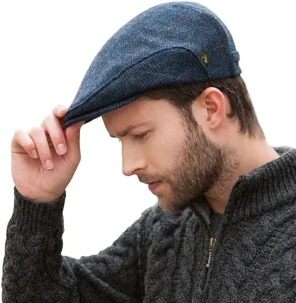 Mucros Weavers Irish Trinity Wool Flat Cap