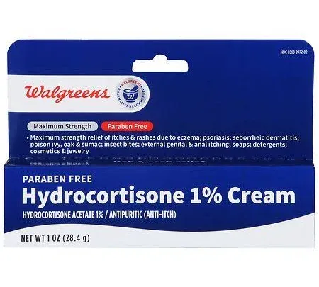 TopCare Hydrocortisone Cream 1% Maximum Strength (1 fl oz)