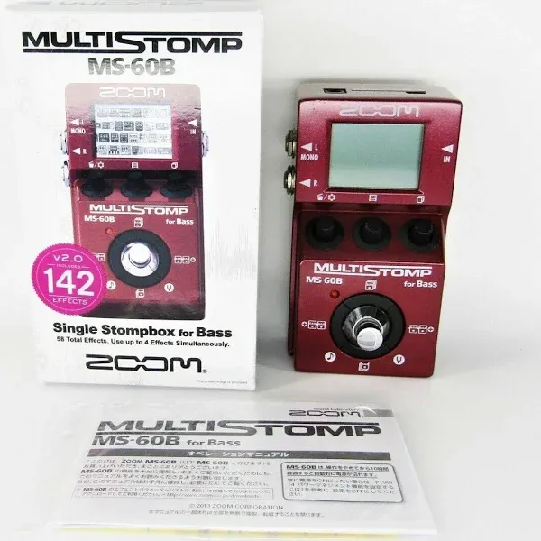 Zoom MS-60B MultiStomp Bass Pedal