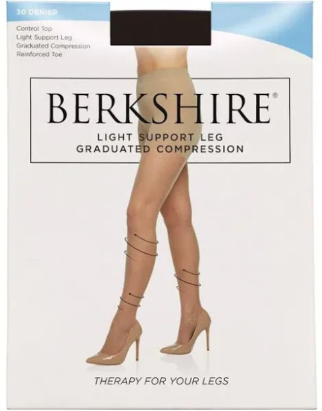 Berkshire Women's Relief 30 Light Support Graduated Compression Pantyhose