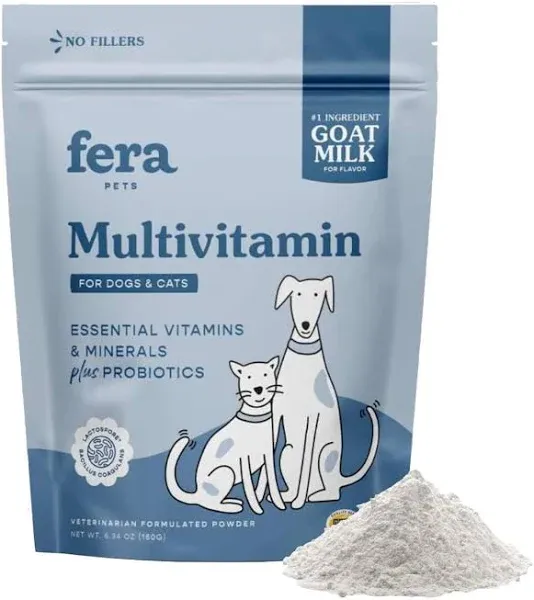 Fera Pet Organics Goat Milk Multivitamin Food Topper