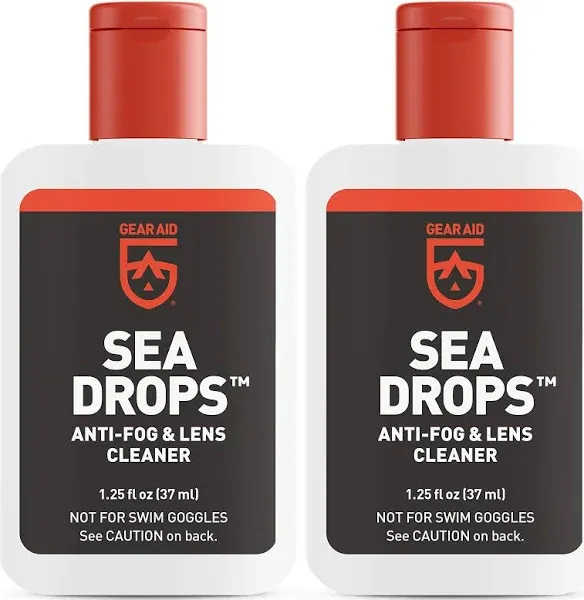 Gear Aid Sea Drops Anti-Fog and Cleaner for Dive and Snorkel Masks