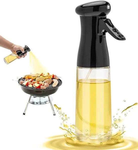 Honbuty Olive Oil Sprayer for Cooking 200ml Glass Oil Dispenser