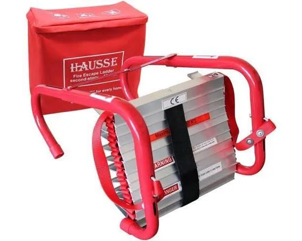  Retractable 2 Story Fire Escape Ladder, 13 Feet 