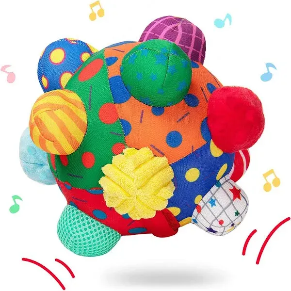 Baby Music Shake Dancing Ball Toydevelopment<wbr/>al Bumpy Ball Sensory Soft Toyseasy 