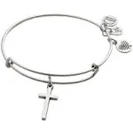 Alex and Ani Cross Charm Bangle