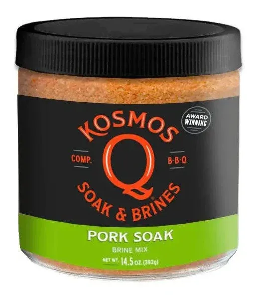 Kosmos Q Soak & Brine For Pork 14.5 Oz Tenderize Moisturize KOS-PRKSOAK