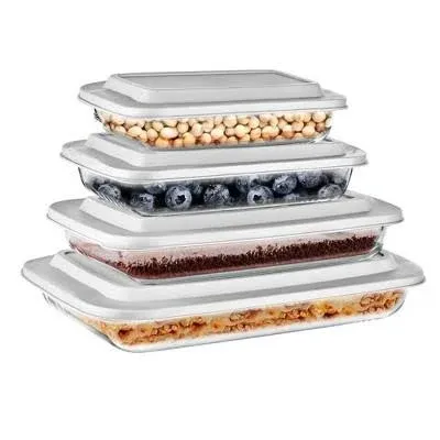 SereneLife High Borosilicate Glass Bakeware Set