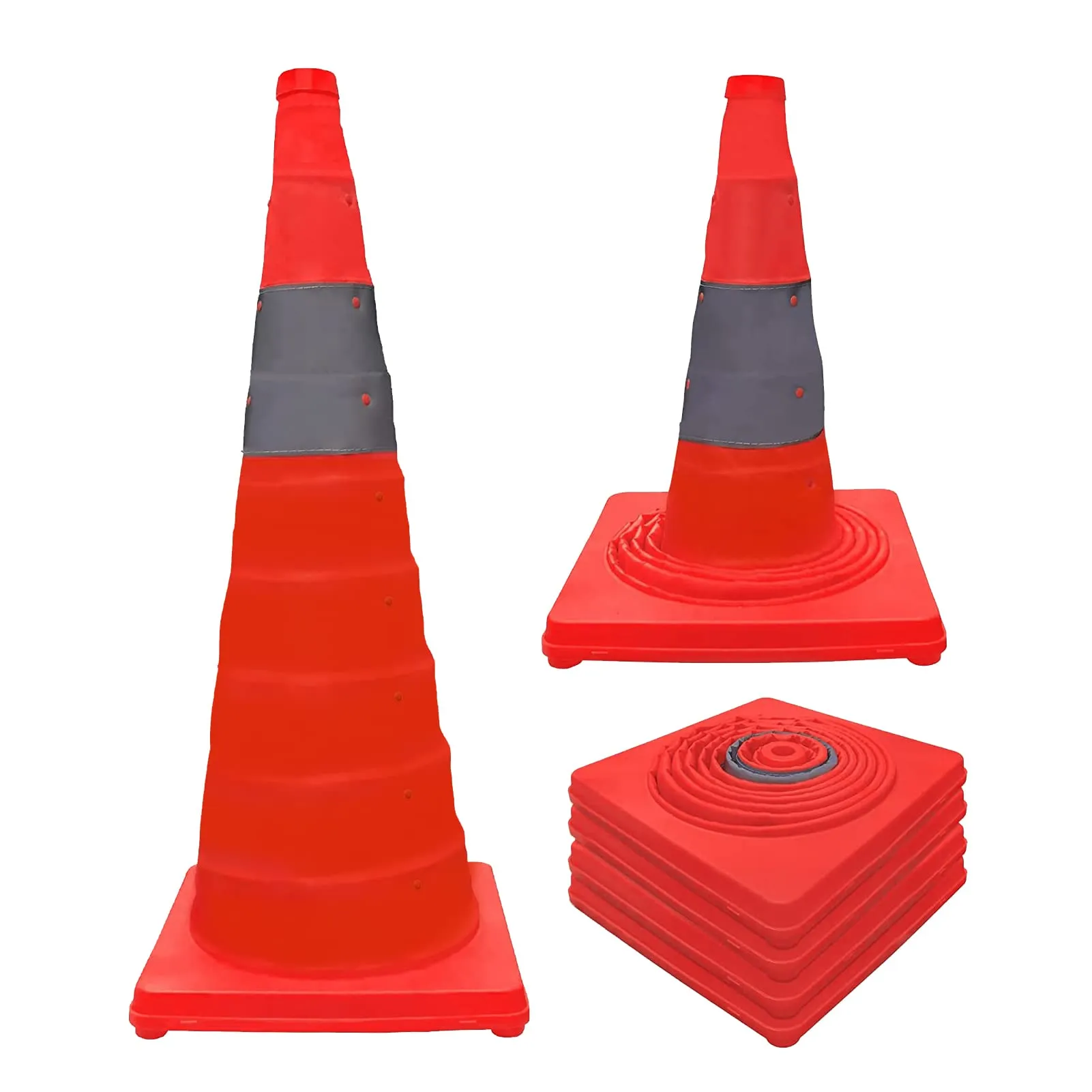 4 Pack Collapsible Traffic Cones