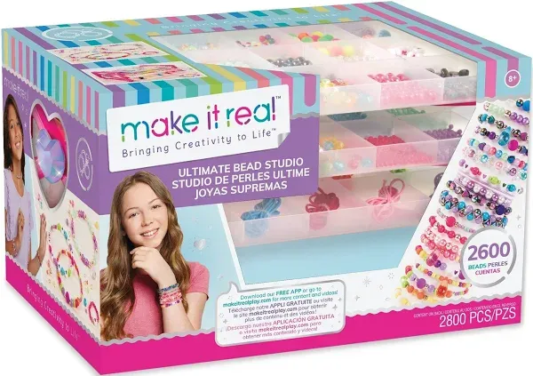 – Ultimate Bead Studio. DIY Tween Girls Beaded Jewelry Making Kit. Arts and C...