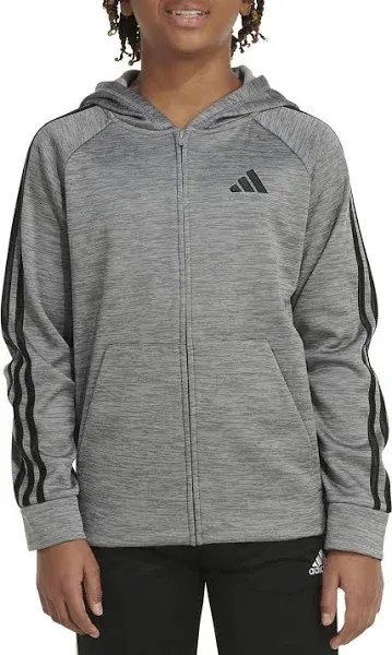 Adidas Boys' Zip Front Indicator Hooded Jacket