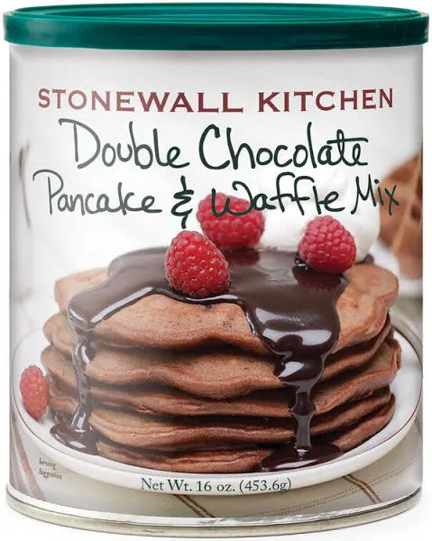 Stonewall Kitchen Double Chocolate Pancake and Waffle Mix, 16 Ounces