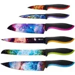 Chef's Vision Cosmos Series 6-Piece Knife Set - Multi