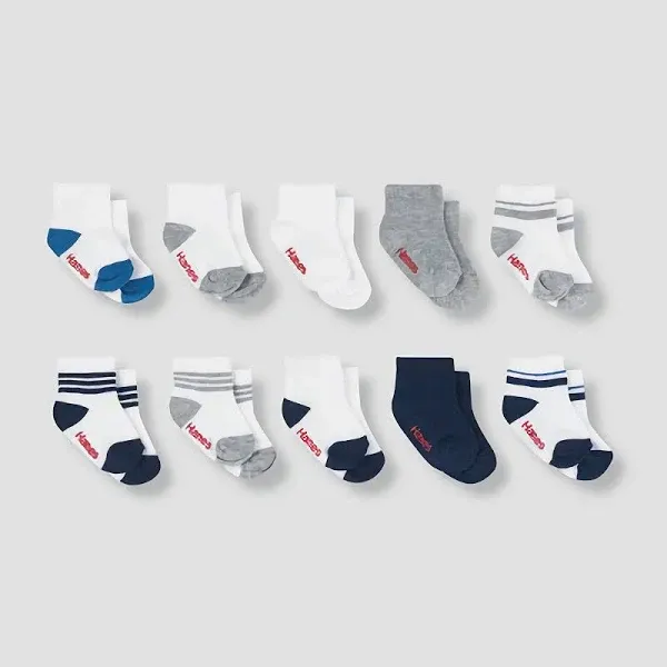 Hanes Toddler/Toddler Boys' Ankle Socks