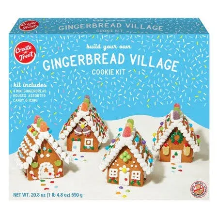 Create A Treat Gingerbread Mini Village Kit