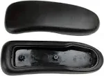 Graphite Black Arm Pads Caps for Herman Miller Classic Aeron Chair