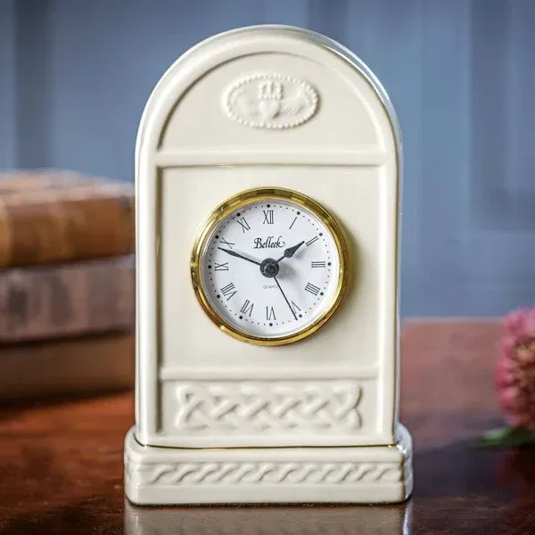 Belleek Claddagh Clock