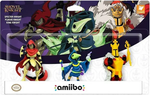 Yacht Club Games Shovel Knight: Treasure Trove Amiibo 3 Pack