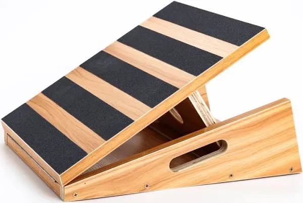 Professional Wooden Slant Board, Adjustable Incline Board, and Calf Stretcher...