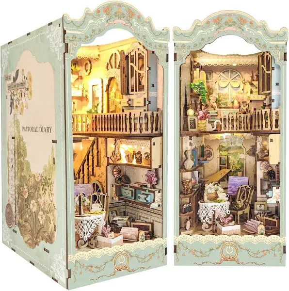 DIY Dollhouse Book Nook Kit