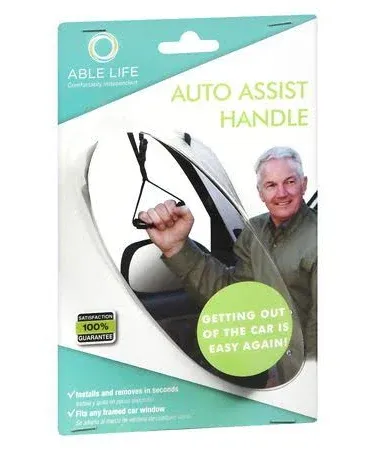 Able Life Auto Assist Handle, Portable Vehicle Support Handle for Easy Sit to Stand Assistance, Car Door Lift Assist Adjustable Strap with Rubber Grip Handle for Adults, Seniors, and Elderly