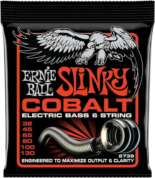 Ernie Ball Cobalt Slinky Electric Bass Strings