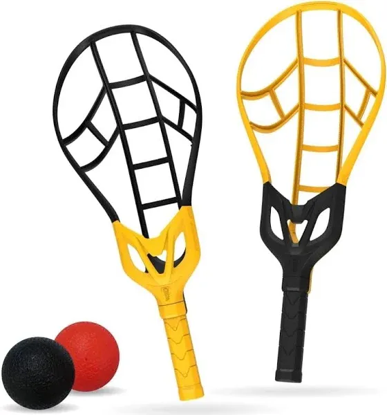 Wham-O Game Time Trac-Ball |2 Rackets & 2 Air Action Balls | Outdoor Play for Kids (8+) & Adults of All | Original Tracball & Other Outdoor Games