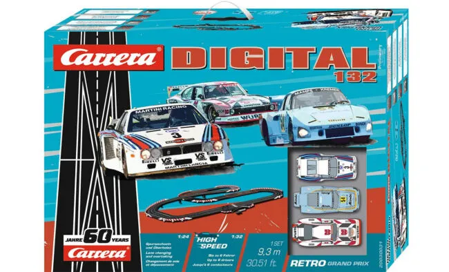 Carrera Retro Grand Prix Digital 132 Slot Car Racing Set