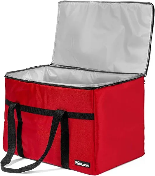 Homevative Nylon Insulated Food Delivery and Reusable Grocery Bag - for Catering