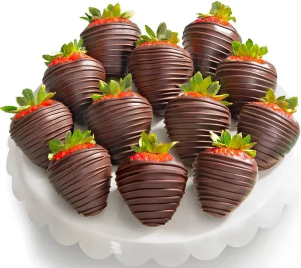 A Gift Inside Dreamy Dark Chocolate Covered Strawberries