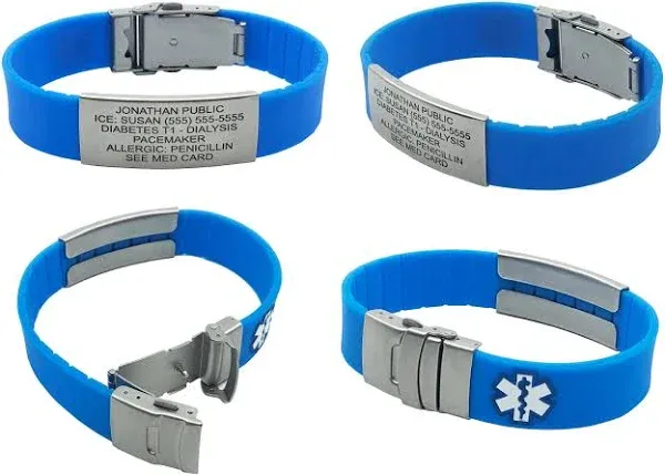 Sport Medical Alert ID Bracelets