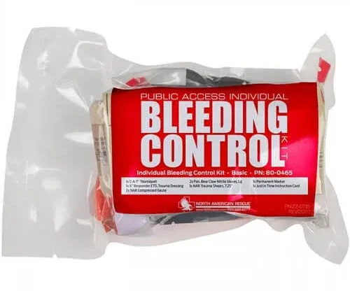 NAR- Public Access Bleeding Control Kit - Basic, Intermediate or Advanced