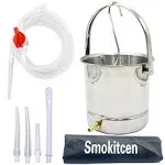 Coffee Enema Bucket Kit Stainless Steel 2 Quart Capacity for Cleansing Detox