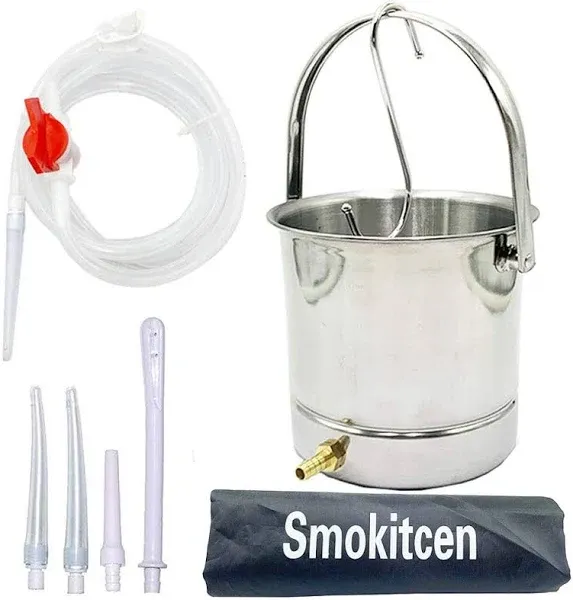 Coffee Enema Bucket Kit Stainless Steel 2 Quart Capacity for Cleansing Detox