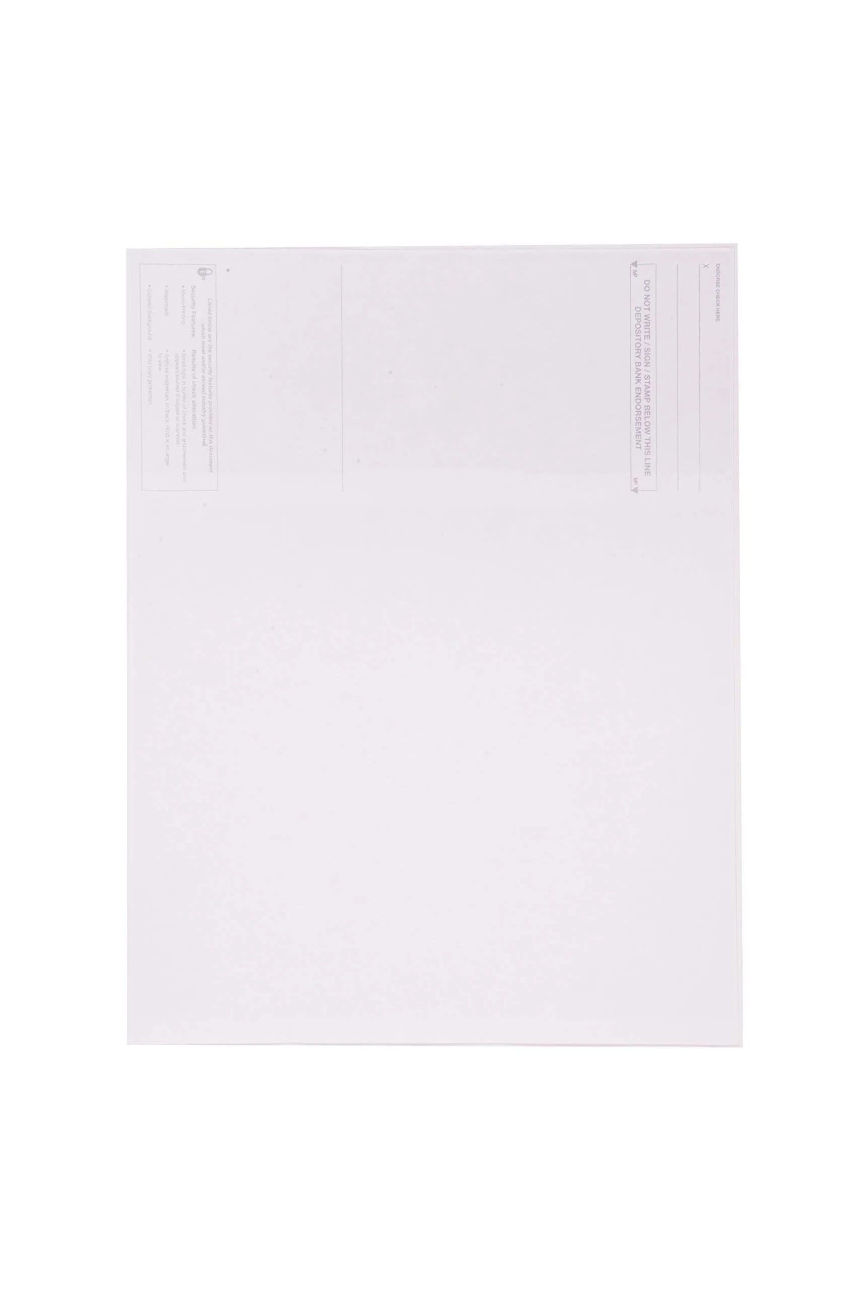 Check O Matic Computer Check Paper 100 Pack