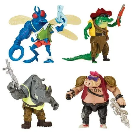 Playmates Toys Teenage Mutant Ninja Turtles Mutant Mayhem Movie Basic Figure Bundle