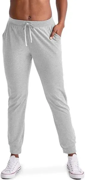 Hanes Women's Originals Cotton Joggers, 100% Cotton Jersey Sweatpants For Women, 29 Inseam