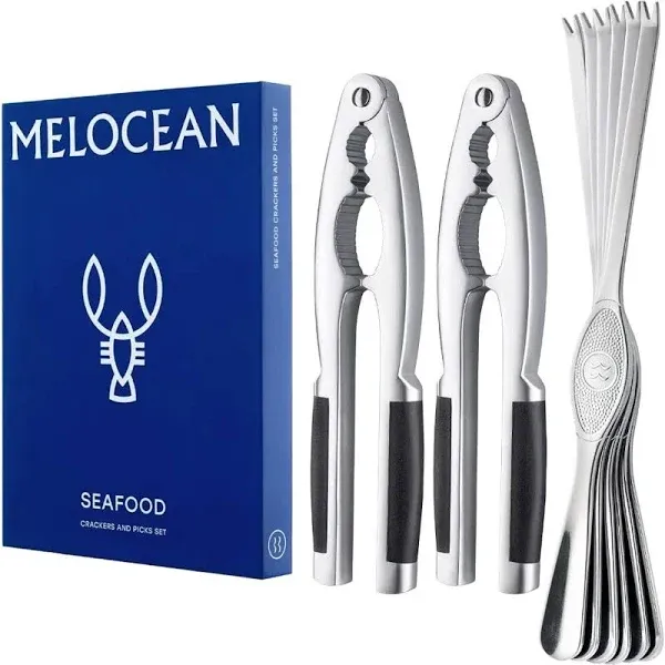 Melocean Premium Crab Crackers and Seafood Tools Set