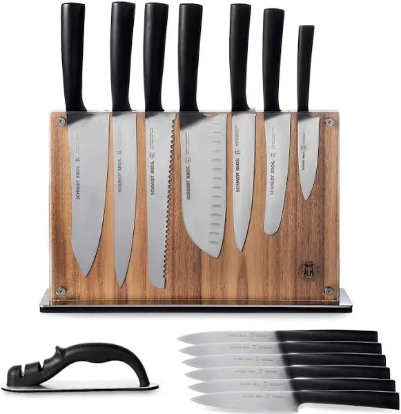 Schmidt Brothers Carbon 6 15-Piece Knife Block Set