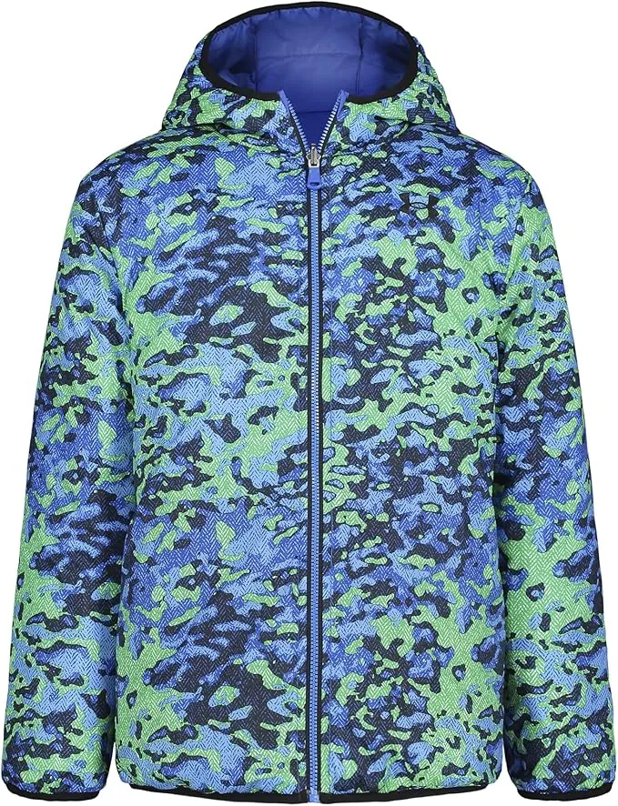 Under Armour Boys' Pronto Puffer Jacket, Mid-Weight, Zip Up Closure, Repels Water