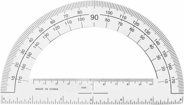 Sparco Plastic Protractor, 6&quot; Long, Clear (SPR01490)