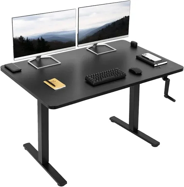 Vivo Manual Height Adjustable Desk