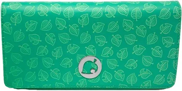 Nintendo Switch Animal Crossing New Horizons Sling Bag Teal Leaves - READ