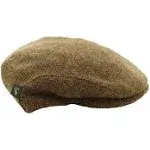 Mucros Weavers 100% Wool Tweed Men's Irish Trinity Flat Cap Made in Ireland